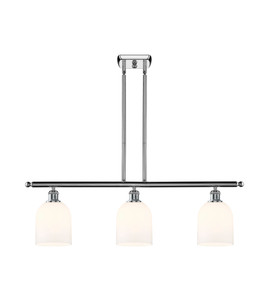 Bella - 3 Light - 36 inch - Polished Chrome - Cord hung - Island Light (516-3I-PC-G558-6GWH)