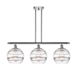 Rochester - 3 Light - 37 inch - Polished Chrome - Cord hung - Island Light (516-3I-PC-G556-10CL)