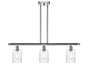 Hadley - 3 Light - 36 inch - Polished Chrome - Cord hung - Island Light (516-3I-PC-G342)