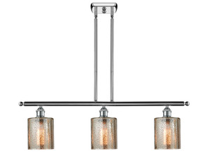 Cobbleskill - 3 Light - 36 inch - Polished Chrome - Cord hung - Island Light (516-3I-PC-G116-LED)