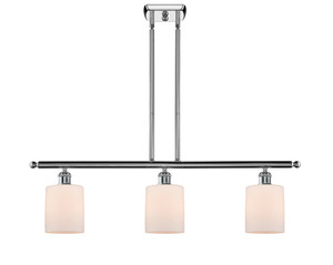 Cobbleskill - 3 Light - 36 inch - Polished Chrome - Cord hung - Island Light (516-3I-PC-G111-LED)