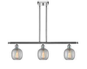 Belfast - 3 Light - 36 inch - Polished Chrome - Cord hung - Island Light (516-3I-PC-G104-LED)
