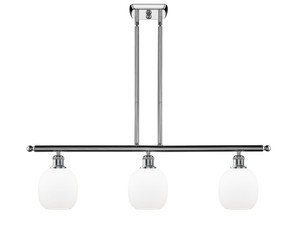 Belfast - 3 Light - 36 inch - Polished Chrome - Cord hung - Island Light (516-3I-PC-G101-LED)