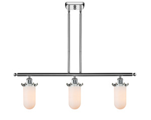 Kingsbury - 3 Light - 36 inch - Polished Chrome - Cord hung - Island Light (516-3I-PC-CE231-W-LED)