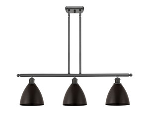 Bristol - 3 Light - 36 inch - Oil Rubbed Bronze - Cord hung - Island Light (516-3I-OB-MBD-75-OB-LED)