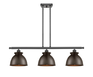Adirondack - 3 Light - 36 inch - Oil Rubbed Bronze - Cord hung - Island Light (516-3I-OB-M14-OB)