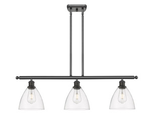 Bristol - 3 Light - 36 inch - Oil Rubbed Bronze - Cord hung - Island Light (516-3I-OB-GBD-752)