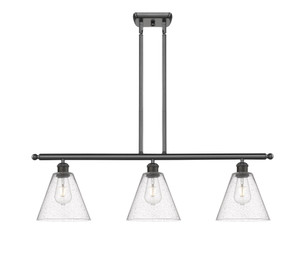 Berkshire - 3 Light - 36 inch - Oil Rubbed Bronze - Cord hung - Island Light (516-3I-OB-GBC-84-LED)