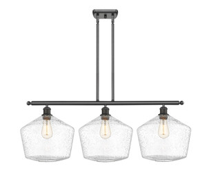 Cindyrella - 3 Light - 39 inch - Oil Rubbed Bronze - Cord hung - Island Light (516-3I-OB-G654-12-LED)