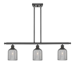 Bridal Veil - 3 Light - 36 inch - Oil Rubbed Bronze - Cord hung - Island Light (516-3I-OB-G559-5SM)