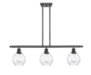 Waverly - 3 Light - 36 inch - Oil Rubbed Bronze - Cord hung - Island Light (516-3I-OB-G362-LED)