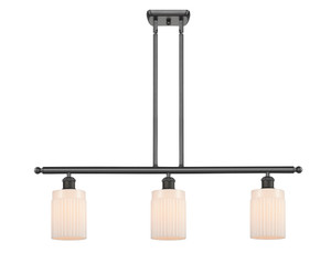 Hadley - 3 Light - 36 inch - Oil Rubbed Bronze - Cord hung - Island Light (516-3I-OB-G341-LED)