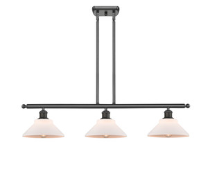 Orwell - 3 Light - 36 inch - Oil Rubbed Bronze - Cord hung - Island Light (516-3I-OB-G131)
