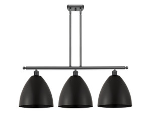 Bristol - 3 Light - 39 inch - Matte Black - Cord hung - Island Light (516-3I-BK-MBD-12-BK)