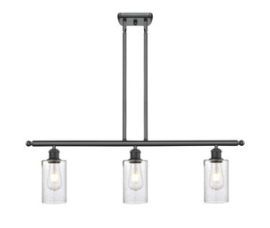 Clymer - 3 Light - 36 inch - Matte Black - Cord hung - Island Light (516-3I-BK-G804)
