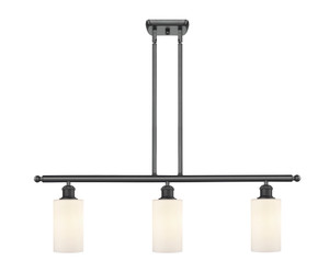 Clymer - 3 Light - 36 inch - Matte Black - Cord hung - Island Light (516-3I-BK-G801)