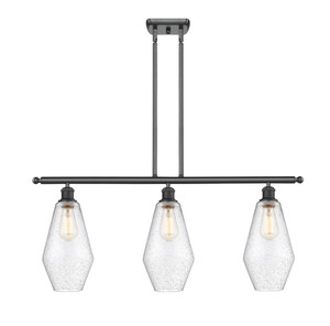 Cindyrella - 3 Light - 36 inch - Matte Black - Cord hung - Island Light (516-3I-BK-G654-7)