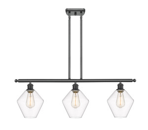 Cindyrella - 3 Light - 36 inch - Matte Black - Cord hung - Island Light (516-3I-BK-G652-8-LED)