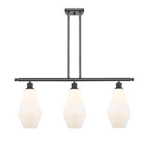 Cindyrella - 3 Light - 36 inch - Matte Black - Cord hung - Island Light (516-3I-BK-G651-7-LED)