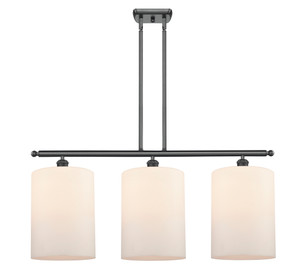 Cobbleskill - 3 Light - 36 inch - Matte Black - Cord hung - Island Light (516-3I-BK-G111-L)