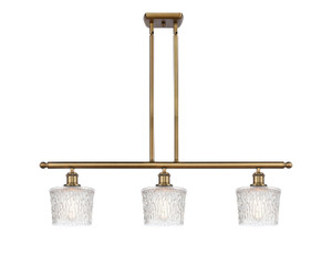 Niagara - 3 Light - 36 inch - Brushed Brass - Cord hung - Island Light (516-3I-BB-G402-LED)