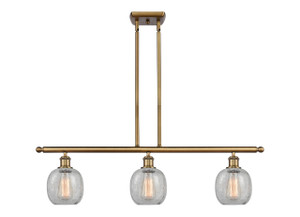 Belfast - 3 Light - 36 inch - Brushed Brass - Cord hung - Island Light (516-3I-BB-G105)