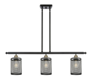 Nestbrook - 3 Light - 36 inch - Black Antique Brass - Multi Pendant (516-3I-BAB-M18-BK)