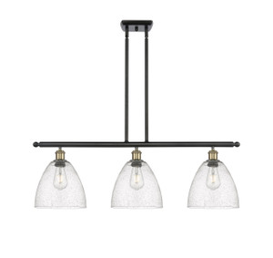 Bristol - 3 Light - 36 inch - Black Antique Brass - Cord hung - Island Light (516-3I-BAB-GBD-94)