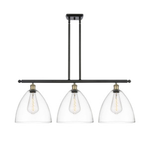 Bristol - 3 Light - 39 inch - Black Antique Brass - Cord hung - Island Light (516-3I-BAB-GBD-122-LED)
