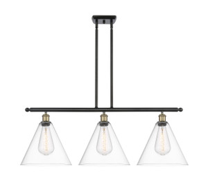 Berkshire - 3 Light - 39 inch - Black Antique Brass - Cord hung - Island Light (516-3I-BAB-GBC-122)