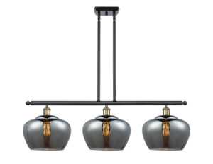 Fenton - 3 Light - 38 inch - Black Antique Brass - Cord hung - Island Light (516-3I-BAB-G93-L-LED)