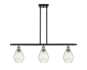 Cindyrella - 3 Light - 36 inch - Black Antique Brass - Cord hung - Island Light (516-3I-BAB-G654-6)