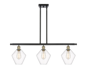 Cindyrella - 3 Light - 36 inch - Black Antique Brass - Cord hung - Island Light (516-3I-BAB-G652-8-LED)