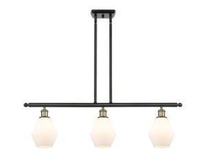 Cindyrella - 3 Light - 36 inch - Black Antique Brass - Cord hung - Island Light (516-3I-BAB-G651-6-LED)