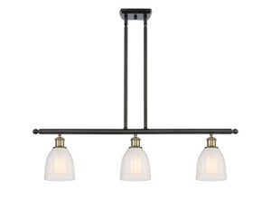 Brookfield - 3 Light - 36 inch - Black Antique Brass - Cord hung - Island Light (516-3I-BAB-G441)