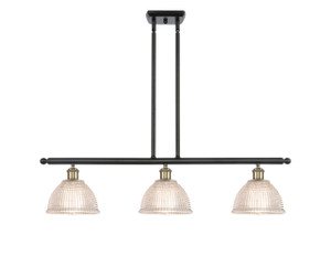 Arietta - 3 Light - 36 inch - Black Antique Brass - Cord hung - Island Light (516-3I-BAB-G422)