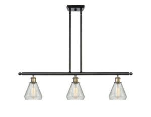 Conesus - 3 Light - 36 inch - Black Antique Brass - Cord hung - Island Light (516-3I-BAB-G275-LED)