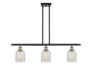 Caledonia - 3 Light - 36 inch - Black Antique Brass - Cord hung - Island Light (516-3I-BAB-G2511-LED)