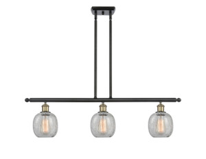 Belfast - 3 Light - 36 inch - Black Antique Brass - Cord hung - Island Light (516-3I-BAB-G105)