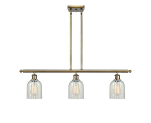 Caledonia - 3 Light - 36 inch - Antique Brass - Cord hung - Island Light (516-3I-AB-G2511)