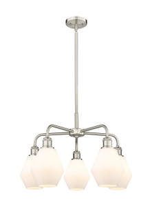 Cindyrella - 5 Light - 24 inch - Satin Nickel - Chandelier (516-5CR-SN-G651-6)