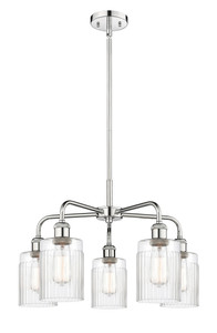 Hadley - 5 Light - 23 inch - Polished Chrome - Chandelier (516-5CR-PC-G342)