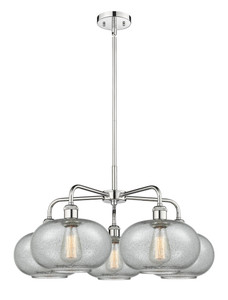 Gorham - 5 Light - 28 inch - Polished Chrome - Chandelier (516-5CR-PC-G247)