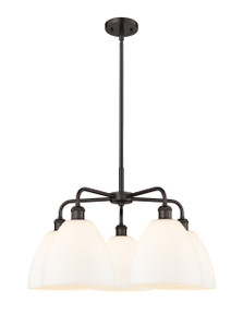 Bristol - 5 Light - 27 inch - Oil Rubbed Bronze - Chandelier (516-5CR-OB-GBD-91)