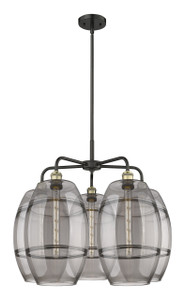 Vaz - 5 Light - 28 inch - Black Antique Brass - Chandelier (516-5CR-BAB-G557-10SM)