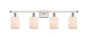 Hadley - 4 Light - 35 inch - White Polished Chrome - Bath Vanity Light (516-4W-WPC-G341)