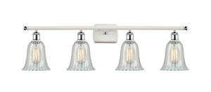 Hanover - 4 Light - 36 inch - White Polished Chrome - Bath Vanity Light (516-4W-WPC-G2812-LED)