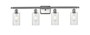 Clymer - 4 Light - 34 inch - Brushed Satin Nickel - Bath Vanity Light (516-4W-SN-G804)
