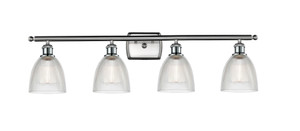 Castile - 4 Light - 36 inch - Brushed Satin Nickel - Bath Vanity Light (516-4W-SN-G382)