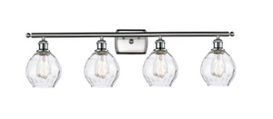 Waverly - 4 Light - 36 inch - Brushed Satin Nickel - Bath Vanity Light (516-4W-SN-G362-LED)